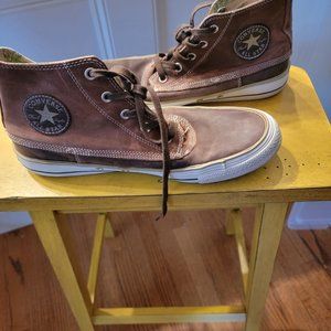 Converse All Stars Leather, Men's 9.5, Brown